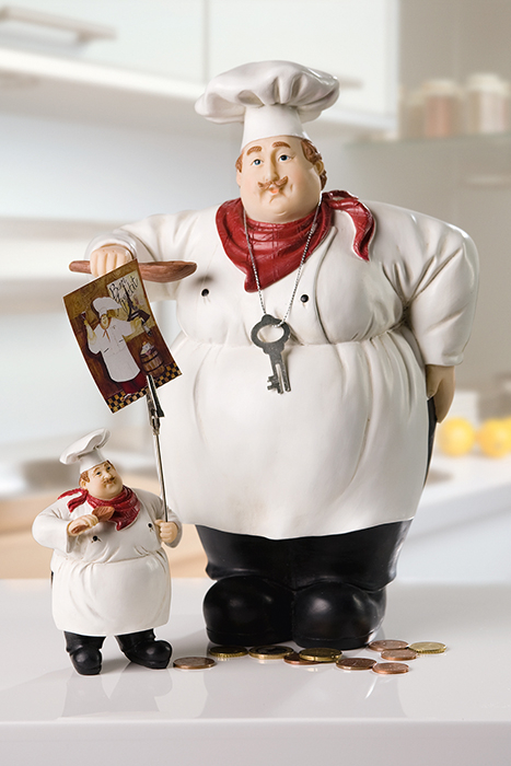 Pusculita Luigi the cook, rasina, multicolor, 31 cm [4]