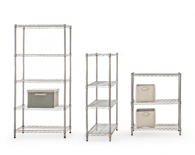 Raft Chrome Lux, Metal , Gri, 75x35x92 cm [2]