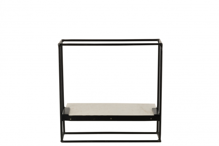 Etajera , Metal/Fier, Alb, 15.5x35x35 cm [4]