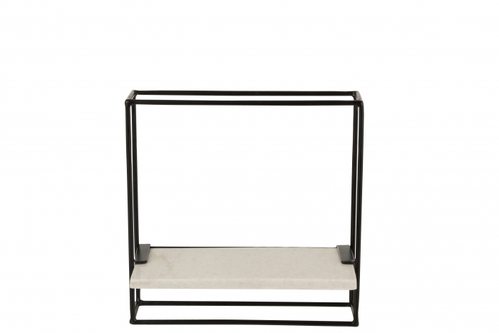 Etajera , Metal/Fier, Alb, 15.5x35x35 cm [2]