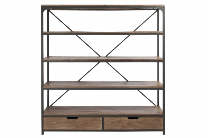 Raft, Lemn, Alb, 180x45.5x190 cm [3]