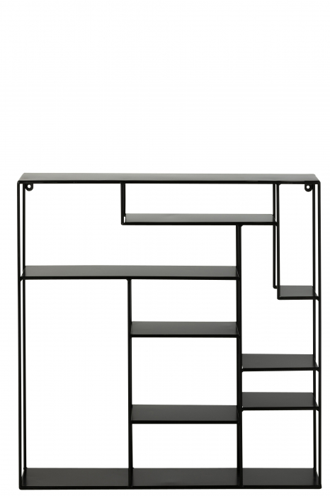 Raft Maranta, Metal, Negru, 80x11.5x80 [3]