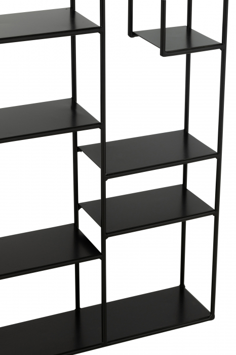 Raft Maranta, Metal, Negru, 80x11.5x80 [7]