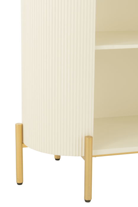 Raft mdf/metal, alb/auriu [6]