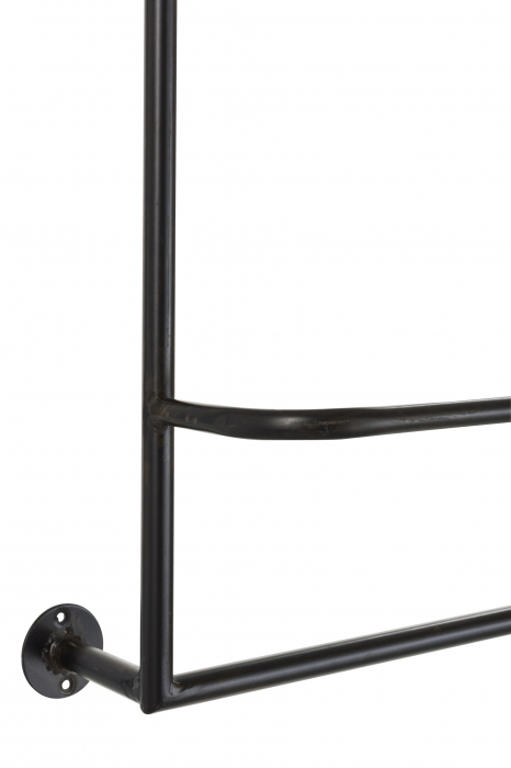 Raft, Metal, Negru, 93x16.5x53 cm [2]