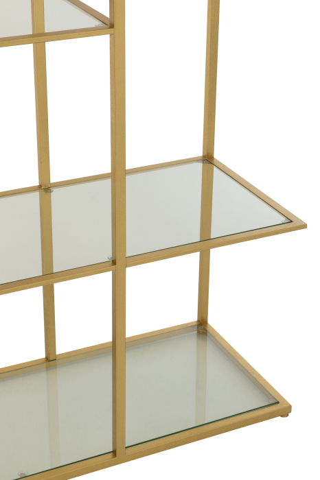 Raft metal/sticla auriu [6]