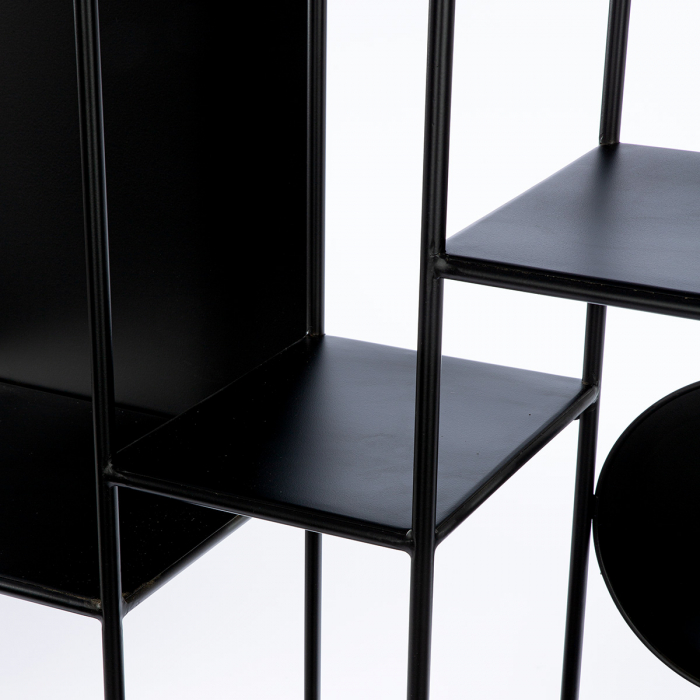 Raft, Spotlight, Metal, negru, PU 1, L. 28 cm, L. 81 cm, H. 182,5 cm [2]