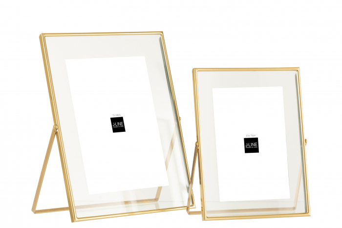 Rama foto (20x25 cm), Metal, Auriu, 20x11x23 cm [2]