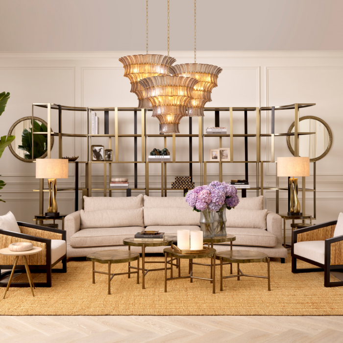 Ramă foto, Brescia L, finisaj din alamă cu aspect vintage, Dims: L. 30 | W. 26 | D. 7 (CM) [2]