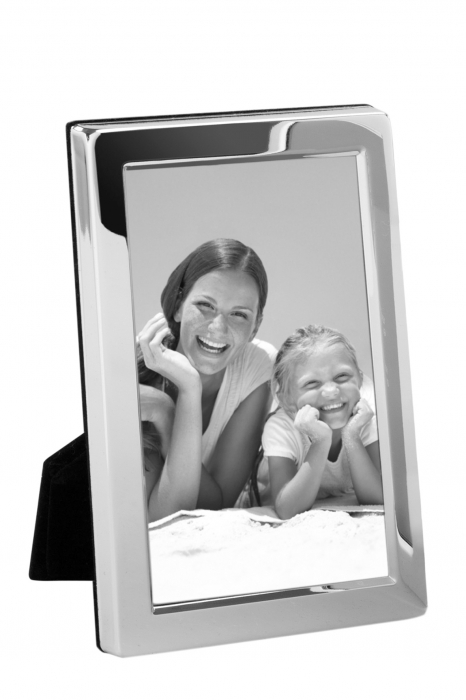 Rama foto Classic, Sticla/Placat cu argint/Zinc, Argintiu, 12.40x0.70x17.50 cm [2]