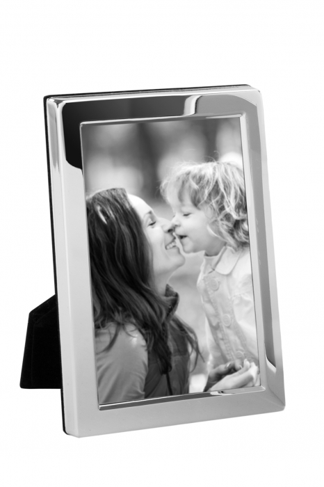 Rama foto Classic, Sticla/Placat cu argint/Zinc, Argintiu, 23.40x0.70x28.40 cm [2]