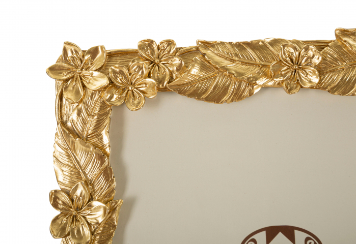 Rama foto Leavy, Rasina/Sticla, Auriu, 30.7x26x2 cm [3]