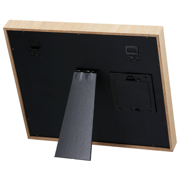 Rama foto (LED), dreptunghiulara, Inima, Motiv inima, MDF, maro, PU 4, 2 buc. asortate, L. 2,5 cm, L. 25 cm, H. 21,5 cm [4]