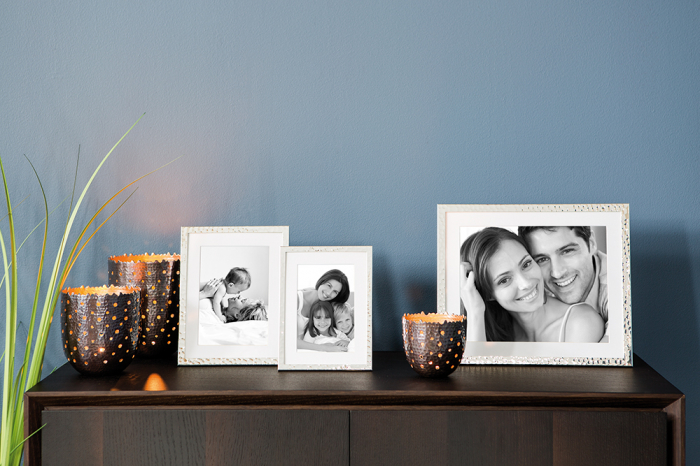 Rama foto MILAN, metal placat cu argint/sticla, 32.8 x 27.7 x 1.5 cm, Fink [2]