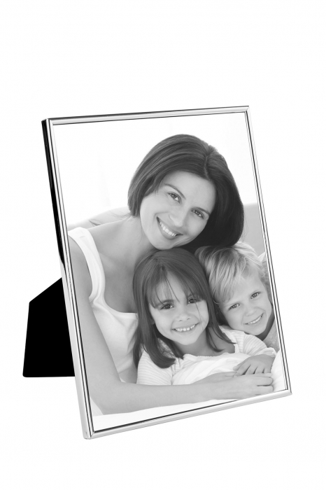 Rama foto Niko, Sticla/Fier/Placat cu argint, Argintiu, 20.7x1.1x25.80 cm [2]