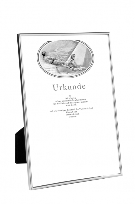 Rama foto Niko, Sticla/Fier/Placat cu argint, Argintiu, 21.4x1x30.20 cm [2]