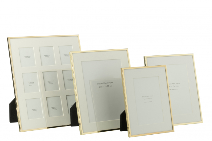 Rama foto Passe Partout 9 Pieces, Metal, Auriu, 18x25.5x29 cm [3]