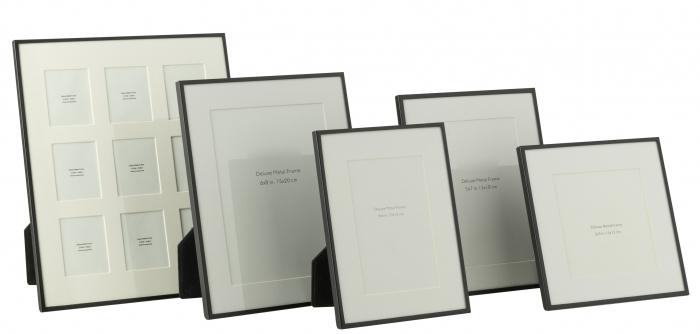 Rama foto Passe Partout 9 Pieces, Metal, Negru, 18.5x25.5x29 cm [3]