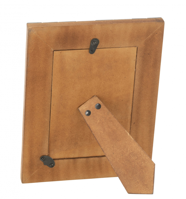 Rama foto Pattern Square, Lemn, Gri, 10.5x16x21 cm [2]