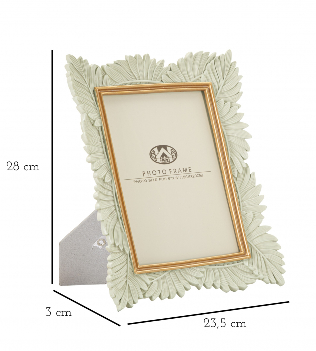 Rama foto Pinty, Rasina/Sticla, Crem/Auriu, 28x23.5x3 cm [2]