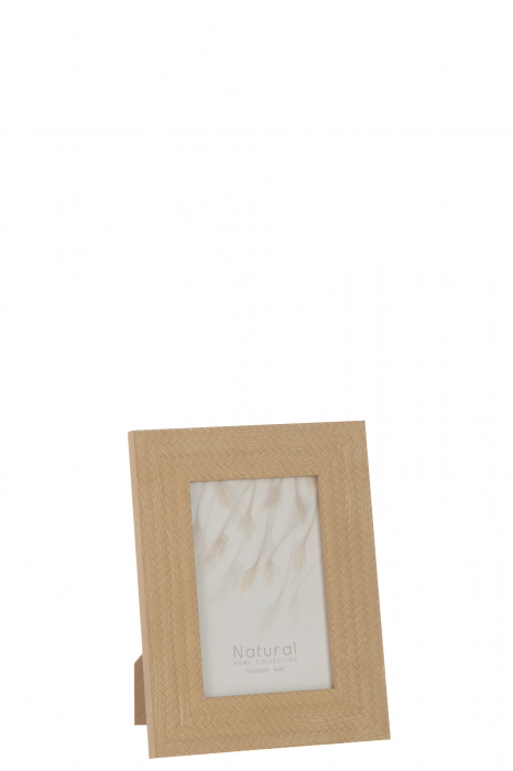 Rama foto Woven, Lemn, Bej, 16x4.5x21 cm [2]