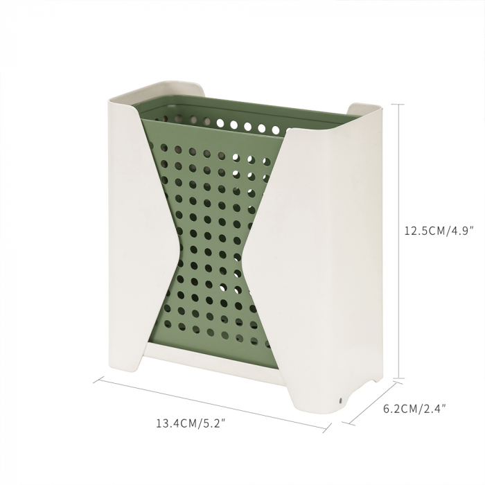 Recipient diverse POKA, metal, alb-verde [4]