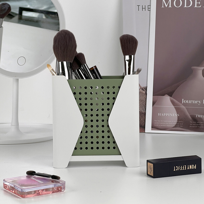 Recipient diverse POKA, metal, alb-verde [2]