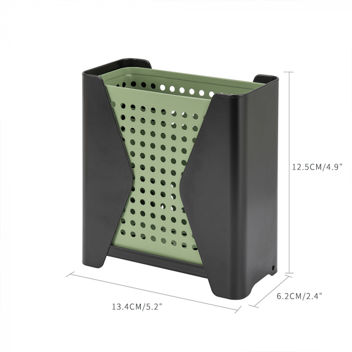 Recipient diverse POKA, metal, negru-verde [4]