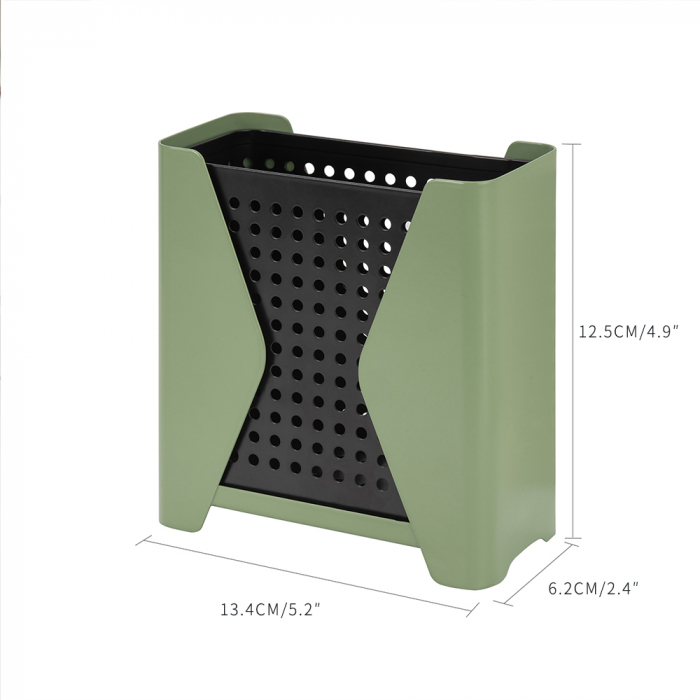 Recipient diverse POKA, metal, verde-negru [4]