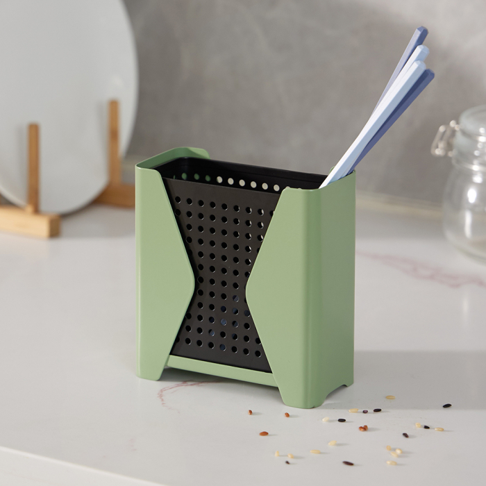 Recipient diverse POKA, metal, verde-negru [2]