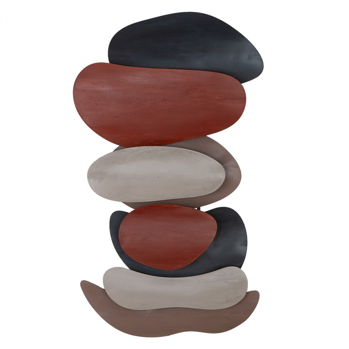 Relief de perete, Bueno, Metal, antracit, maro, crem, PU 1, L. 7 cm, L. 78 cm, H. 44 cm [2]