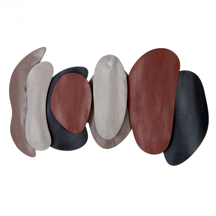 Relief de perete, Bueno, Metal, antracit, maro, crem, PU 1, L. 7 cm, L. 78 cm, H. 44 cm [4]