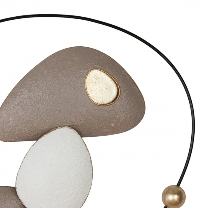 Relief de perete, Endoso, Metal, bej, PU 1, L. 5 cm, L. 60 cm, H. 52 cm [3]