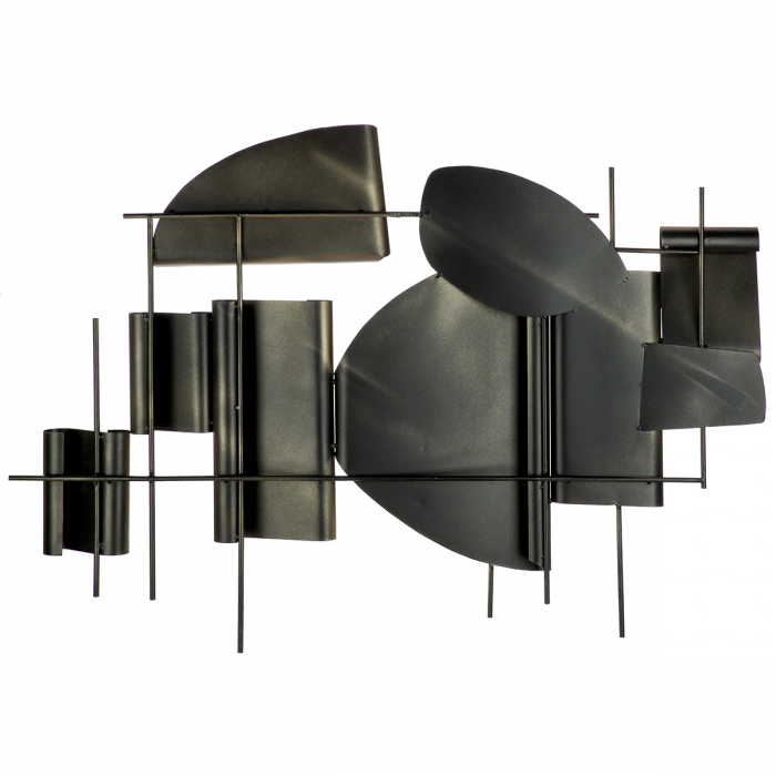 Relief de perete, Metal, culoare bronz, PU 2, L. 6 cm, L. 89 cm, H 69 cm [2]