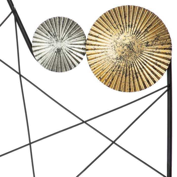 Relief de perete, Metal, multicolor, PU 2, L. 4 cm, L. 52 cm, H 83 cm [5]