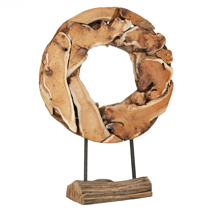 Relief stand, rotund, Manila, Lemn, ecru, PU 2, L. 12 cm, L. 33 cm, H. 46 cm [2]