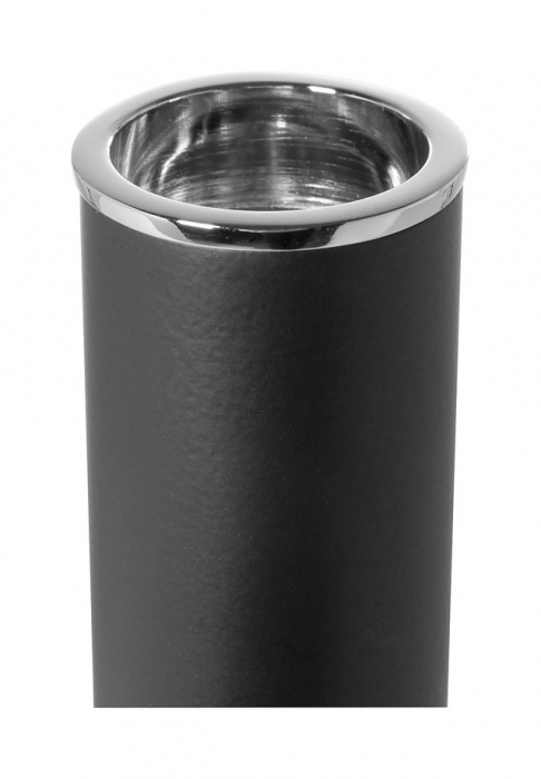 RITMO, Suport lumânare, vopsit cu pulbere neagră, nichel, h. 23,7 cm [4]