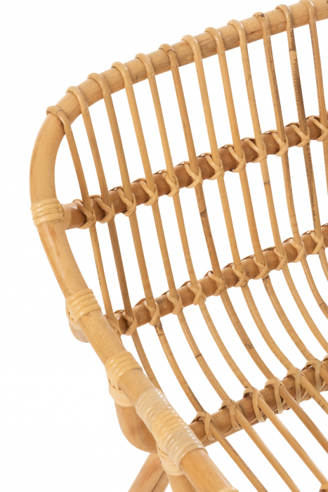 Scaun Ana, Stuf/Ratan/Bambus, Natural, 60x60x78 cm [8]
