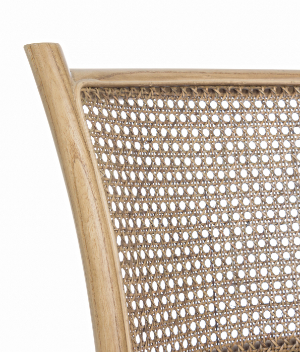 Scaun Carrel, Lemn/Ratan, Maro, 45x53x89 cm [5]