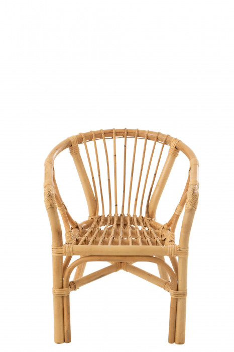 Scaun copii Filou, Ratan/Bambus, Natural, 45x40x55 cm [2]