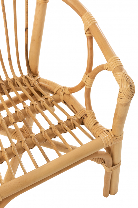 Scaun copii Filou, Ratan/Bambus, Natural, 45x40x55 cm [6]
