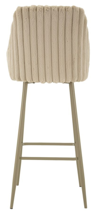 Scaun de bar Alaska -a- crem set de 2 buc. cm 52x46x111 (inaltime sezut 78 cm) [6]