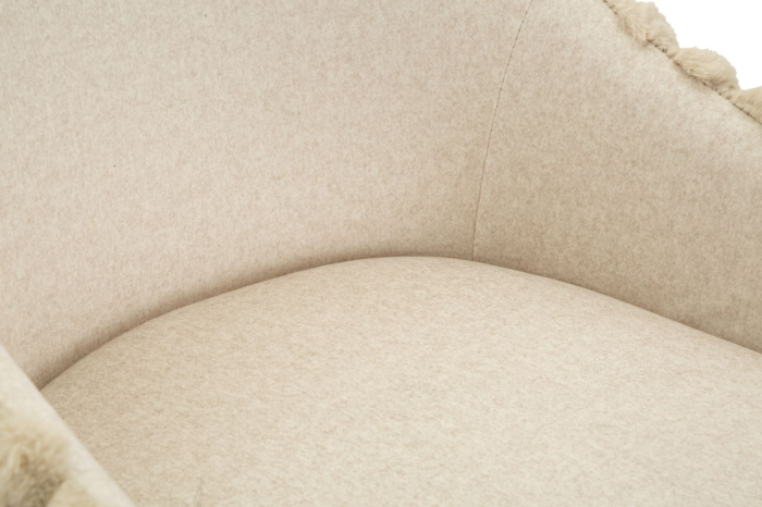 Scaun de bar Alaska -a- crem set de 2 buc. cm 52x46x111 (inaltime sezut 78 cm) [8]