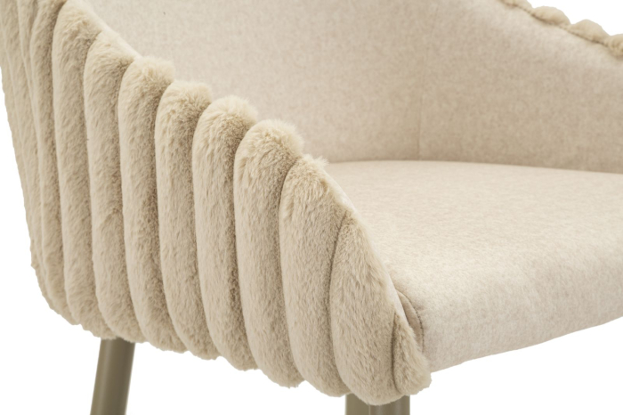 Scaun de bar Alaska -a- crem set de 2 buc. cm 52x46x111 (inaltime sezut 78 cm) [7]