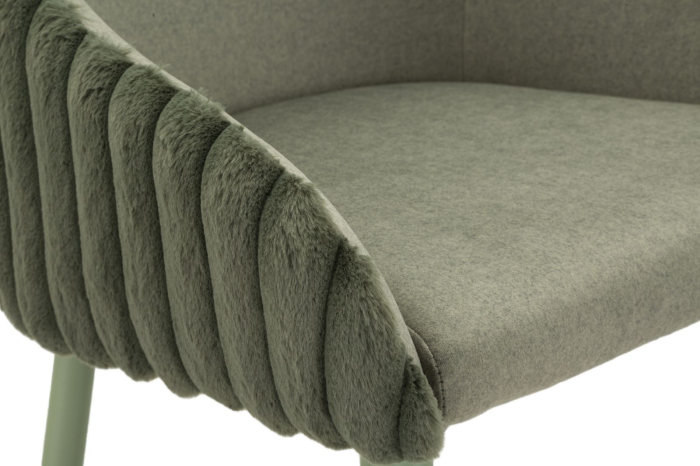 Scaun de bar Alaska -a- verde, set de 2, 52x46x111 cm (inaltime sezut 78 cm) [6]