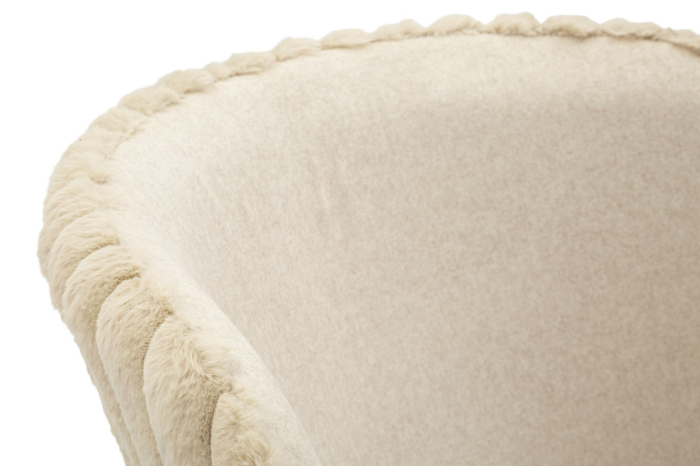 Scaun de bar Alaska -b- crem set de 2 buc 55x58x106 cm (inaltime sezut 77 cm) [8]