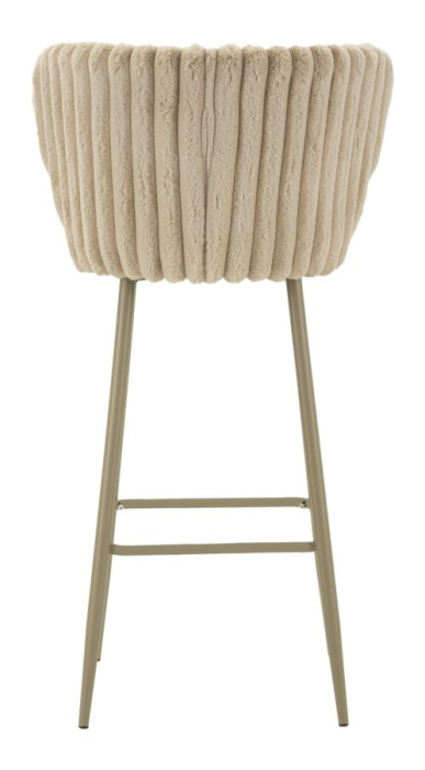 Scaun de bar Alaska -b- crem set de 2 buc 55x58x106 cm (inaltime sezut 77 cm) [4]