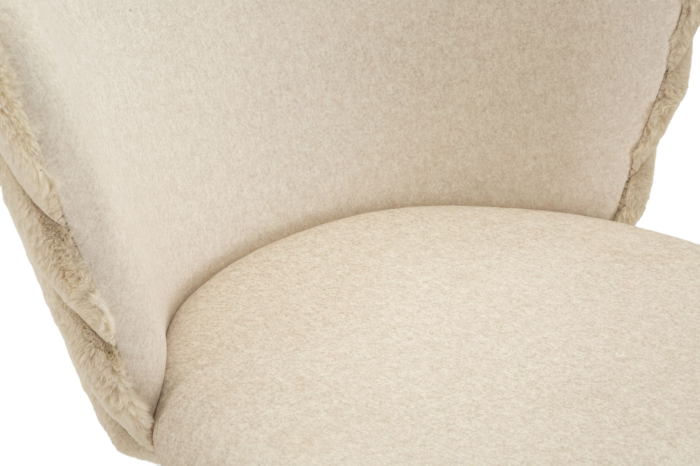 Scaun de bar Alaska -b- crem set de 2 buc 55x58x106 cm (inaltime sezut 77 cm) [7]