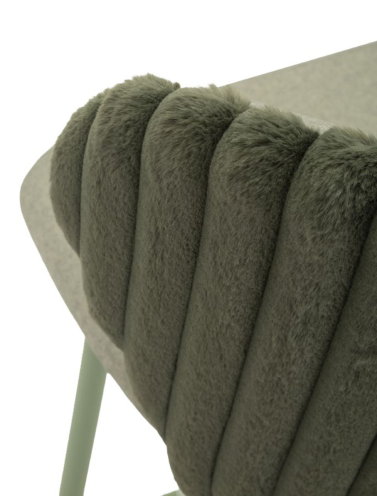 Scaun de bar Alaska -b- verde set de 2 buc 55x58x106 cm (inaltime sezut 77 cm) [6]