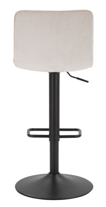 Scaun de bar alb cm 43x49.5x85.5-107 (sezut cm 61-82.5) set de 2 [5]